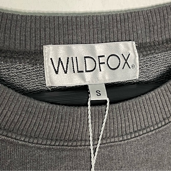 Wildfox You Enchant Me gray sweatshirt sweater size S NWT - Picture 6 of 10